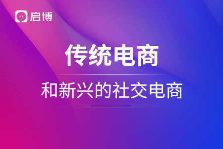 傳統電商和新興的社交電商